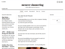 Tablet Screenshot of meneersimmering.nl